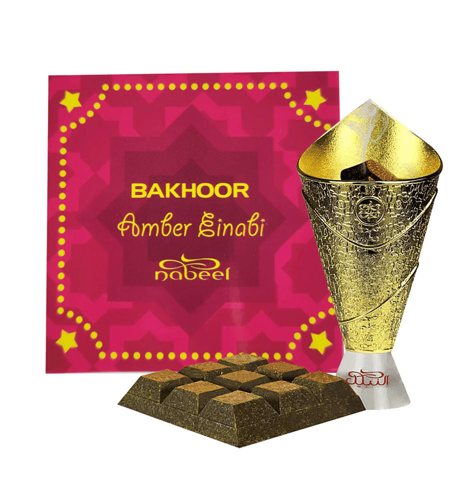 Bukhoor Árabe Amber Einabi 40g Incienso De Ámbar Uva - Rahid - Esencia de Oriente