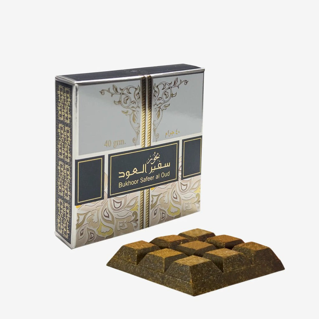Bukhoor Árabe Safeer Al Oud 40g Embajador Del Oud - Rahid - Esencia de Oriente