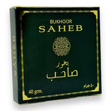 Bukhoor Árabe Saheb 40g Incienso Elegante Y Natural - Rahid - Esencia de Oriente