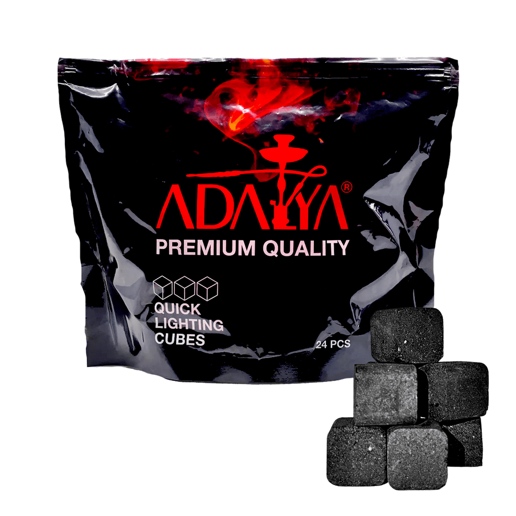 Carbón Adalya Prendido Rápido Para Shisha En Cubos (24pcs) - Rahid Wholesale