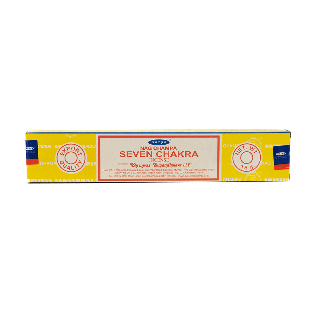 Incienso Nag Champa Seven Chakra (15gr) - Rahid Wholesale
