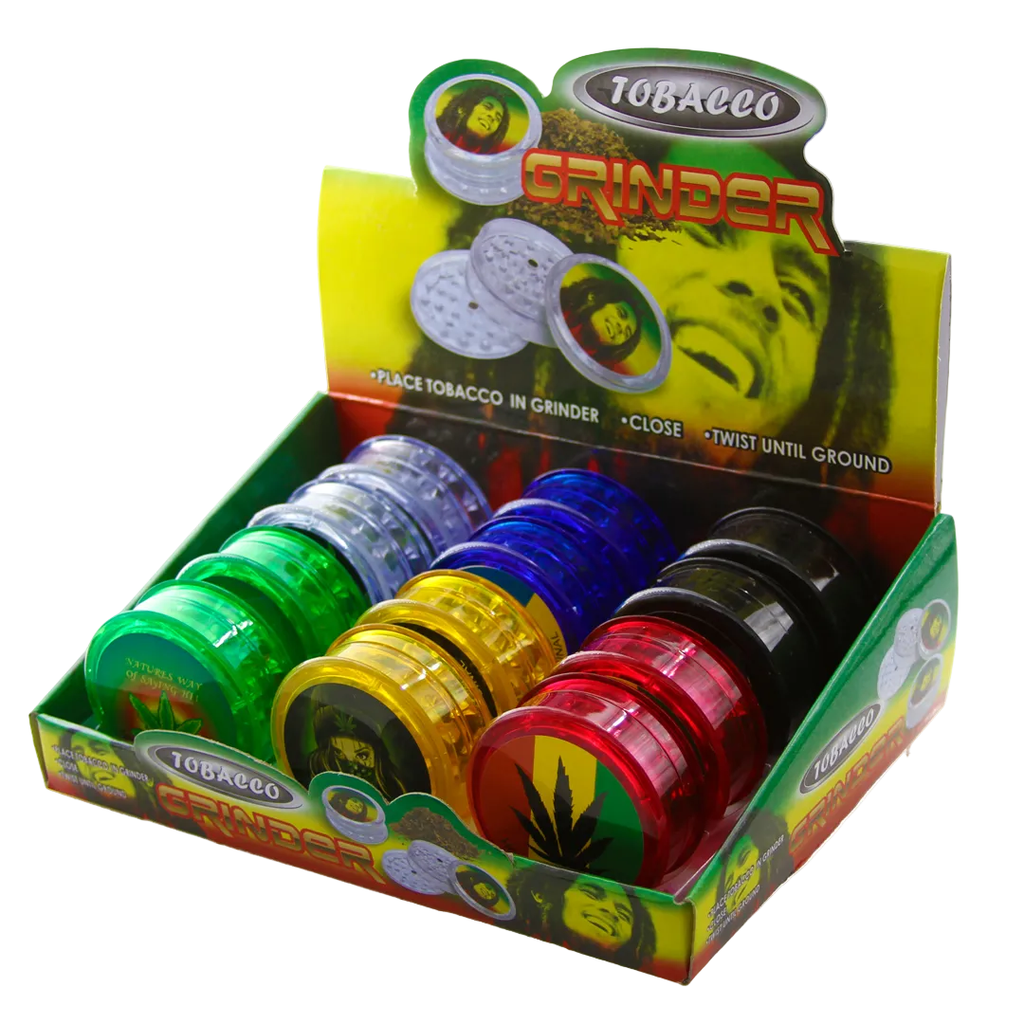 Grinder Acrílico HORNET 3pts 48mm (12 piezas) - Rahid Wholesale