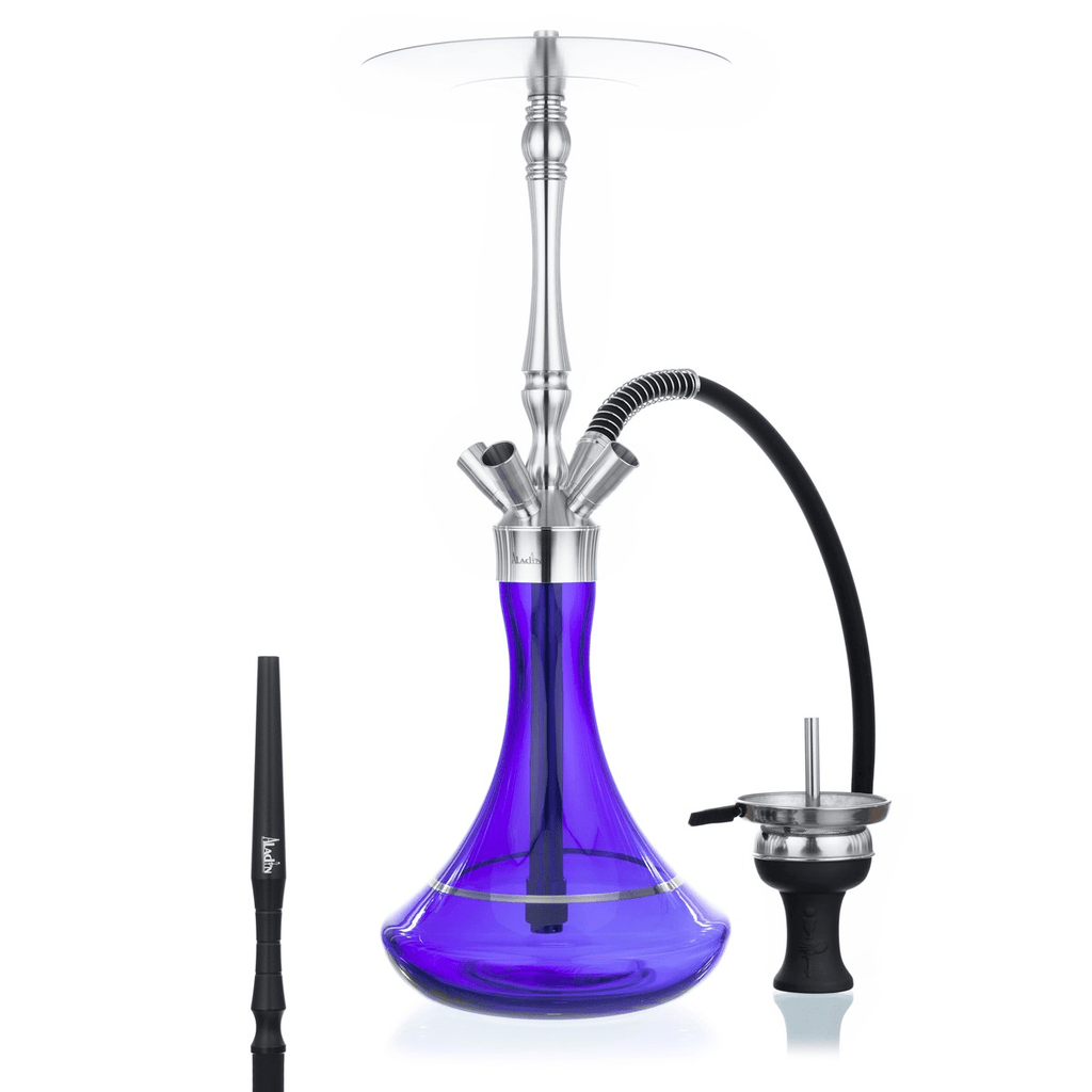 Hookah Mvp 550 ALADIN Acero Quirúrgico/ Vidrio Templado (55cm) - Rahid Wholesale