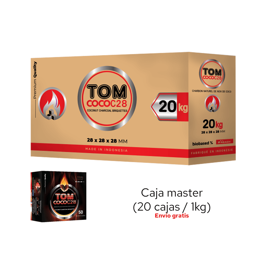 Master Box Carbón Tom Coco C28 (20kg) - Rahid Wholesale