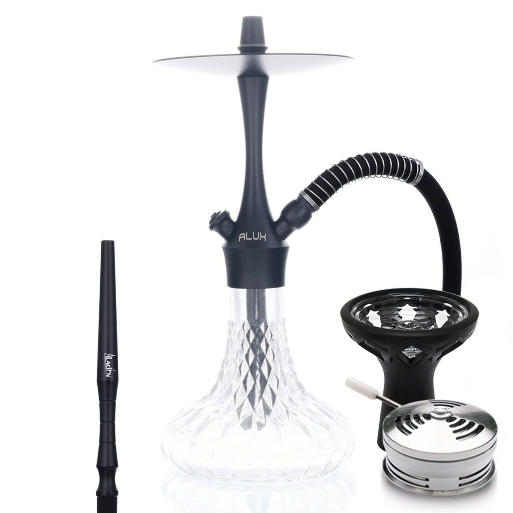 Shisha Alux380 Aladin Aluminio y Silicón Quirúrgico (36cm) - Rahid Wholesale
