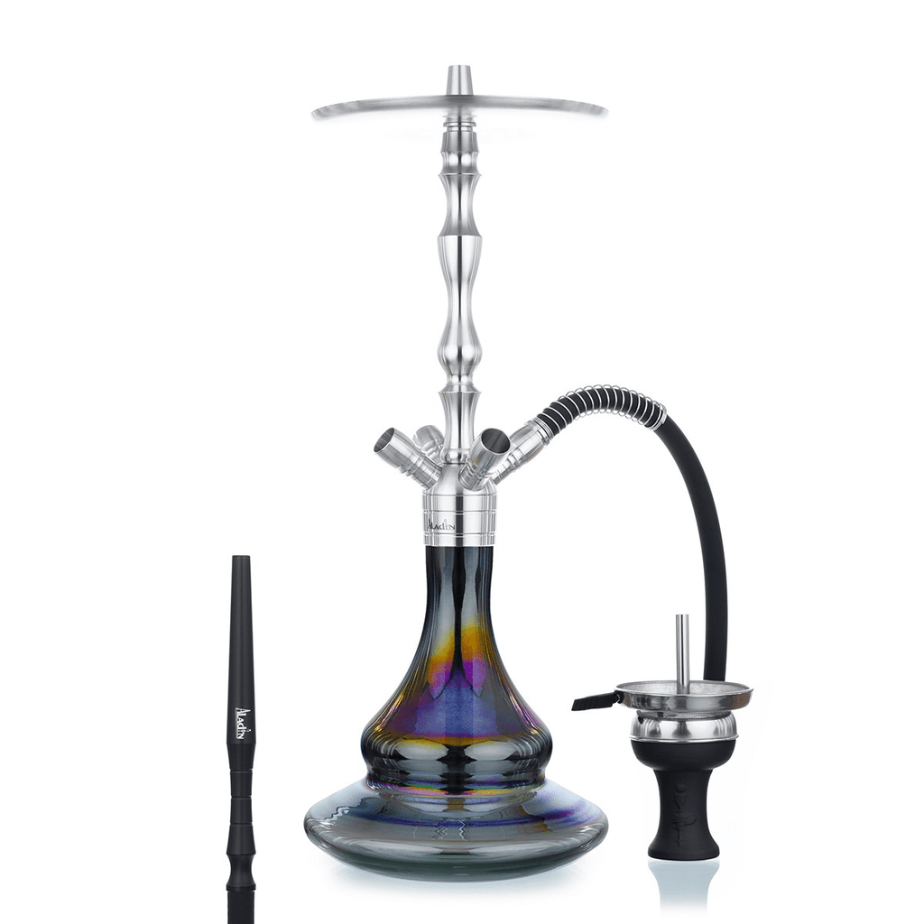 Shisha Mvp 500 ALADIN Acero Quirúrgico/ Vidrio Templado (50cm) - Rahid Wholesale